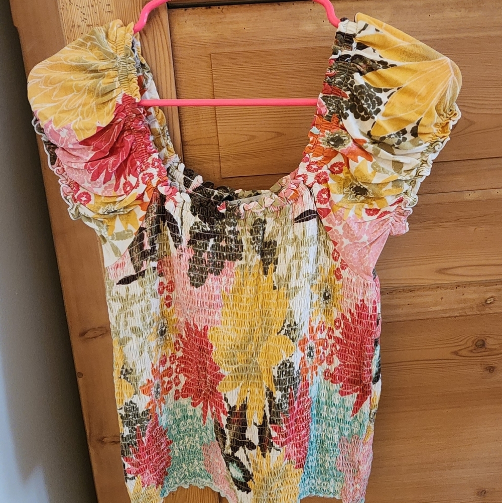American Rag Colorful Floral Top